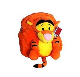 Tiger Stuffed School Bag