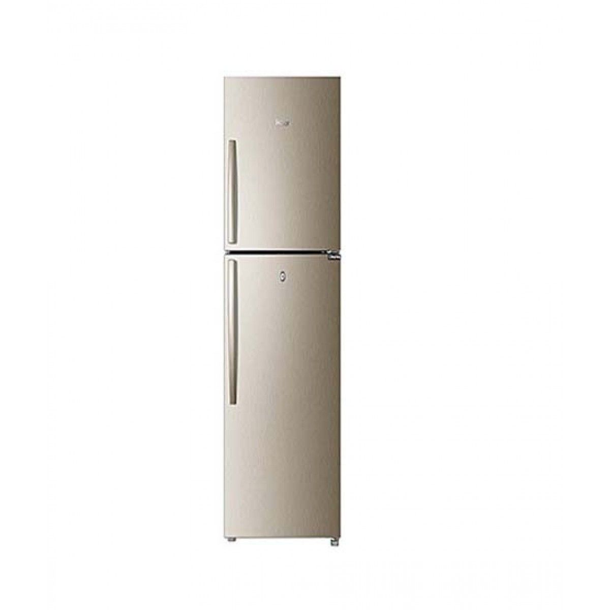 Haier HRF-246 ECD E-Star Freezer-on-Top Refrigerator Golden